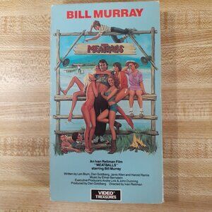 Meatballs 1979 VHS Video Treasures Bill Murray Ivan Reitman Cult Summer Camp Com